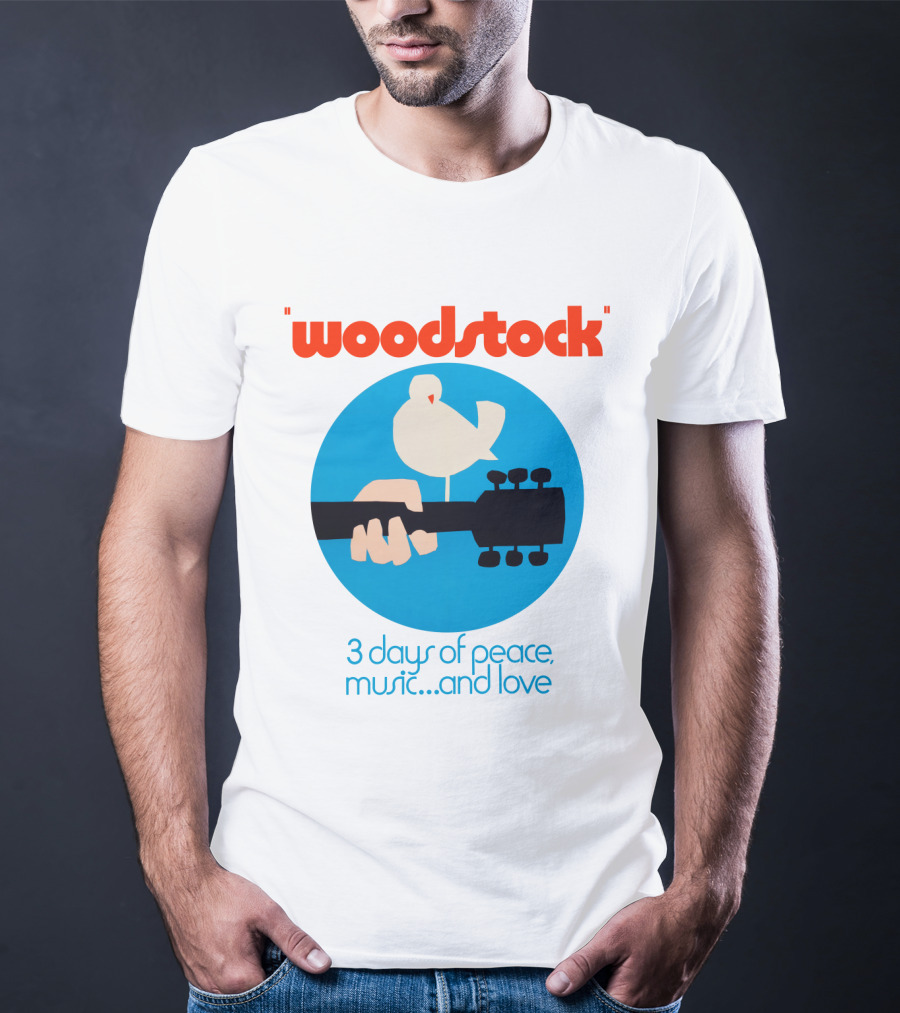 Woodstock 3 Days Of Peace Music And Love T-Shirt