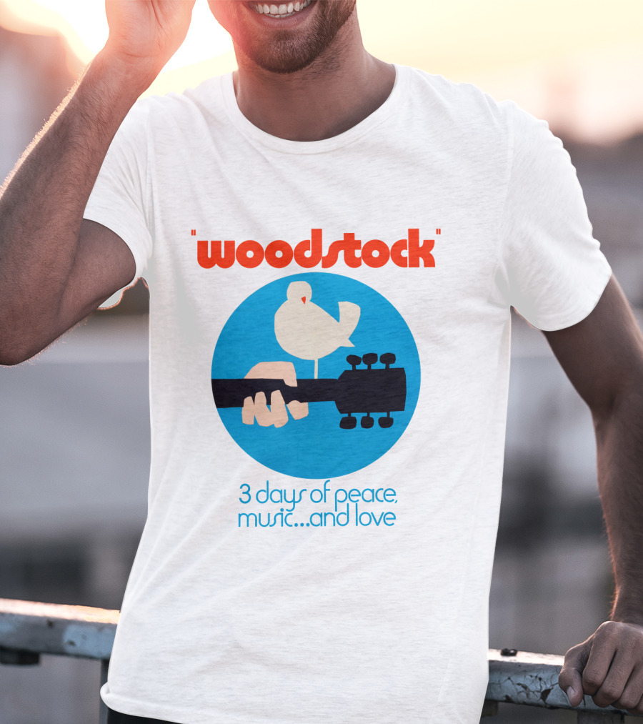 Woodstock 3 Days Of Peace Music And Love T-Shirt