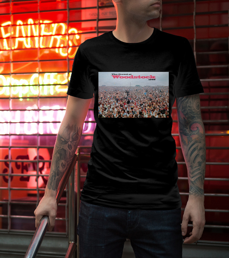 The Crowd At Woodstock 1969 T-Shirt