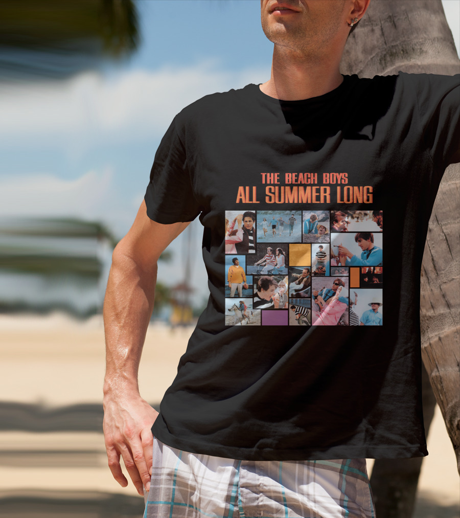 The Beach Boys All Summer Long Collage Vibrant Nostalgic T-Shirt