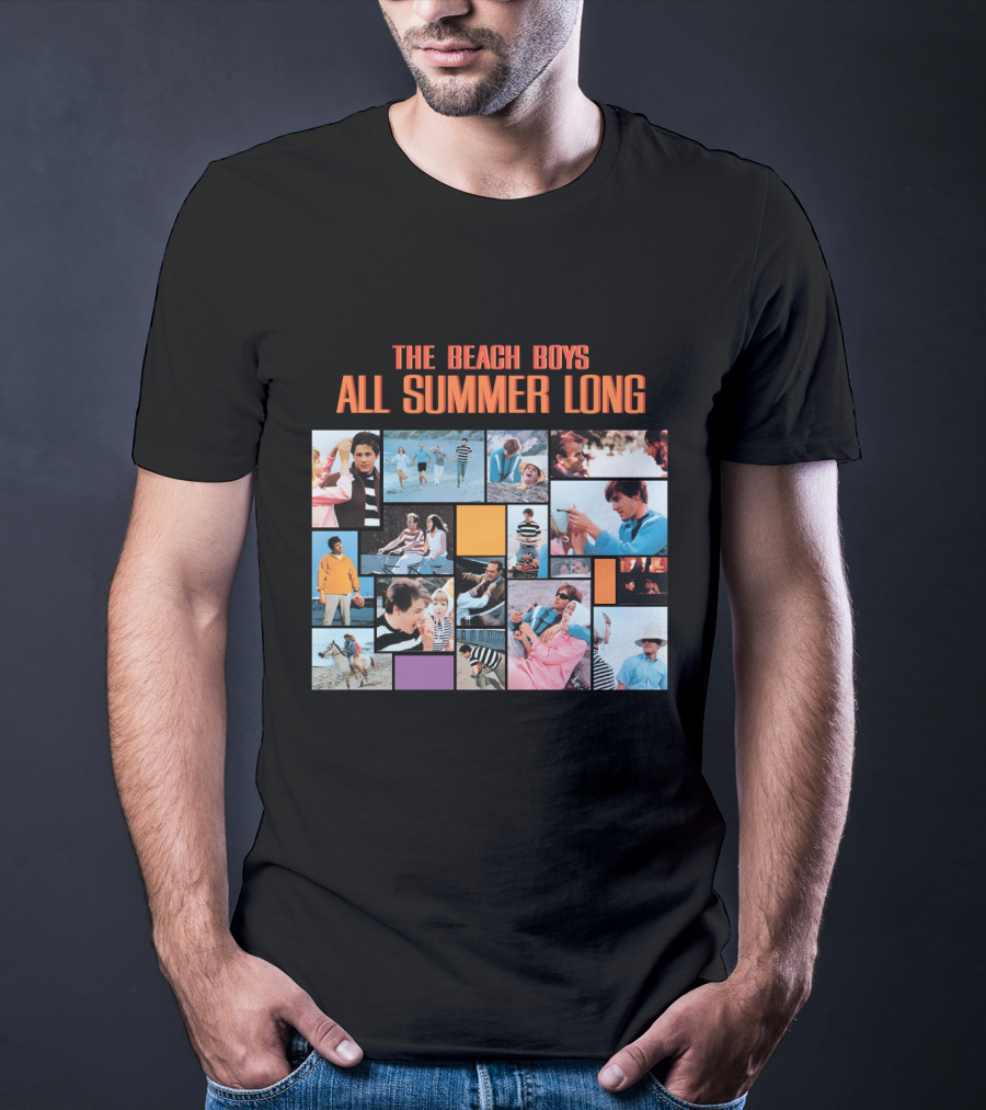 The Beach Boys All Summer Long Collage Vibrant Nostalgic T-Shirt