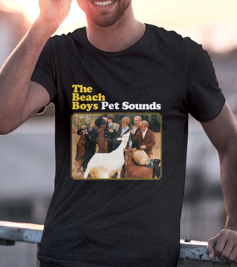 The Beach Boys Pet Sounds Album Cover Goat Farm Scene T-Shirt