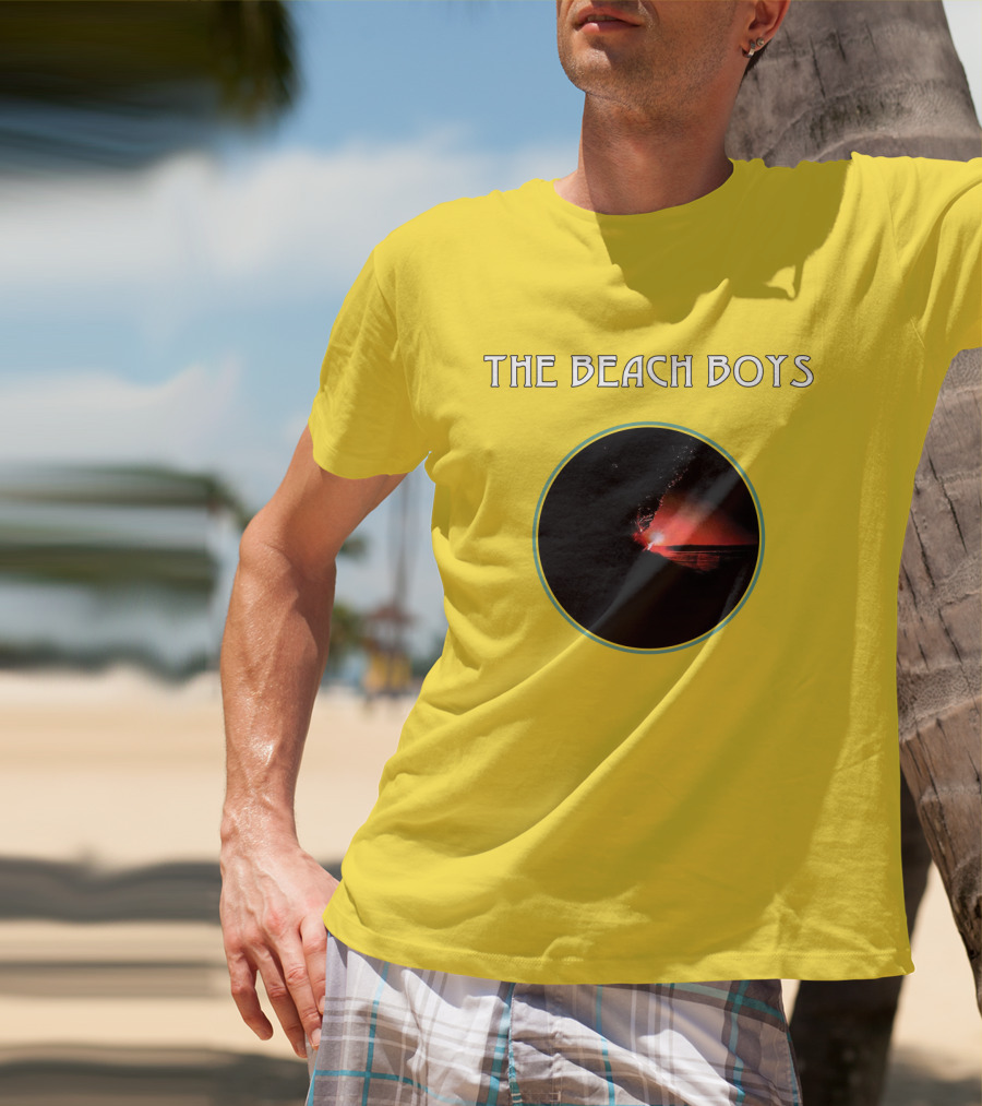 The Beach Boys Surfing Sunset Circle T-Shirt