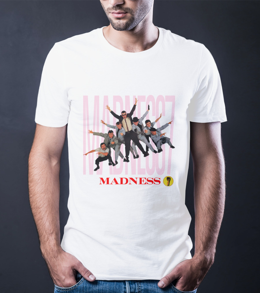 Madness 7 Band Group Pose T-Shirt
