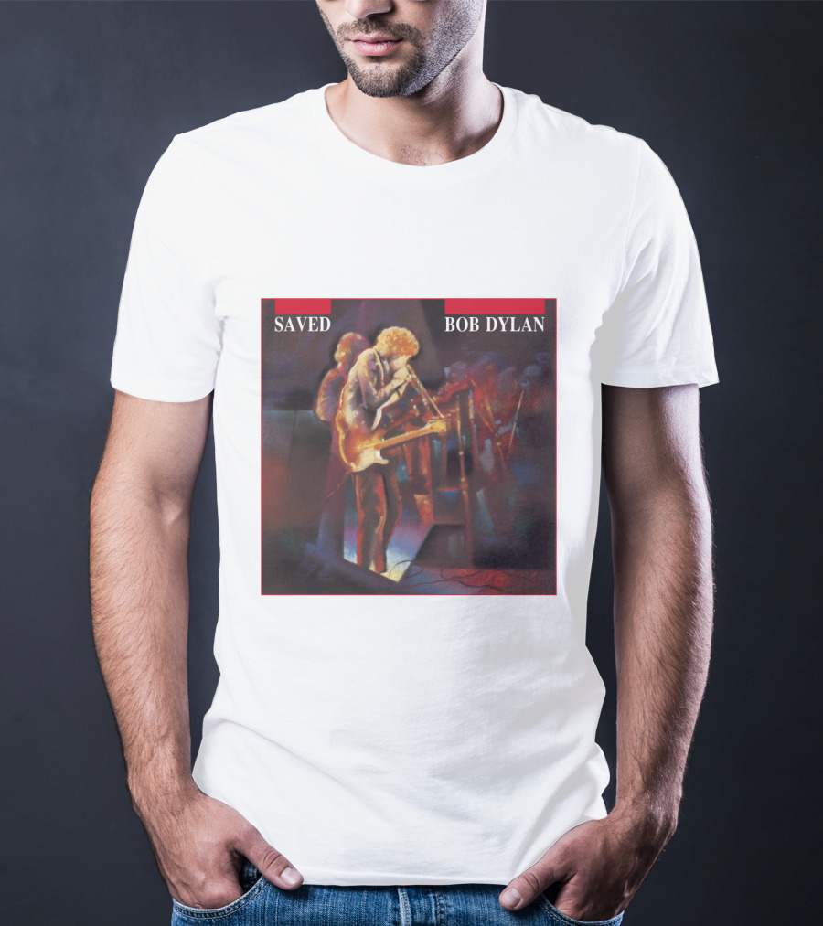 Bob Dylan Saved Live Performance Artwork T-Shirt