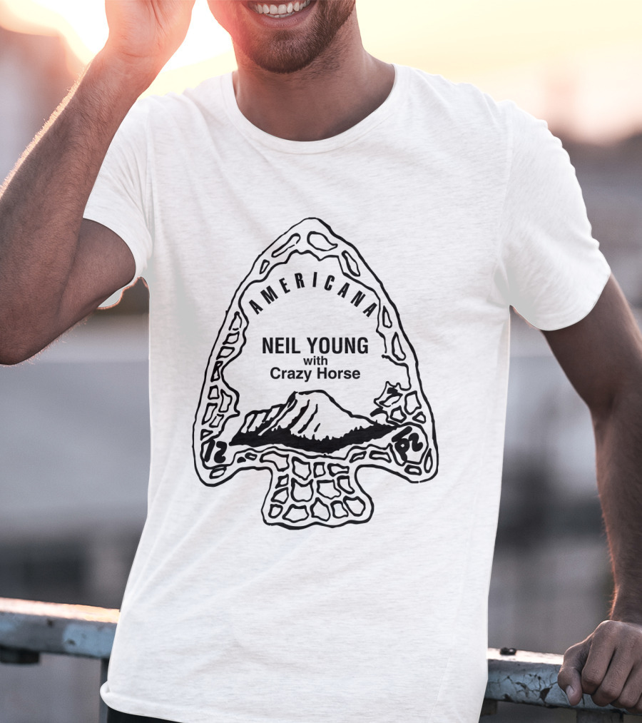 Americana Neil Young With Crazy Horse Arrowhead T-Shirt