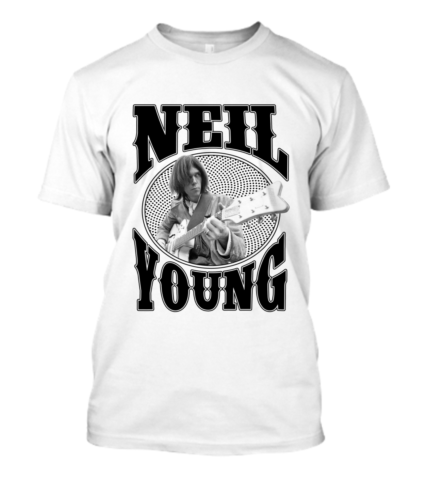 Neil Young Music Icon Vintage Style T-Shirt