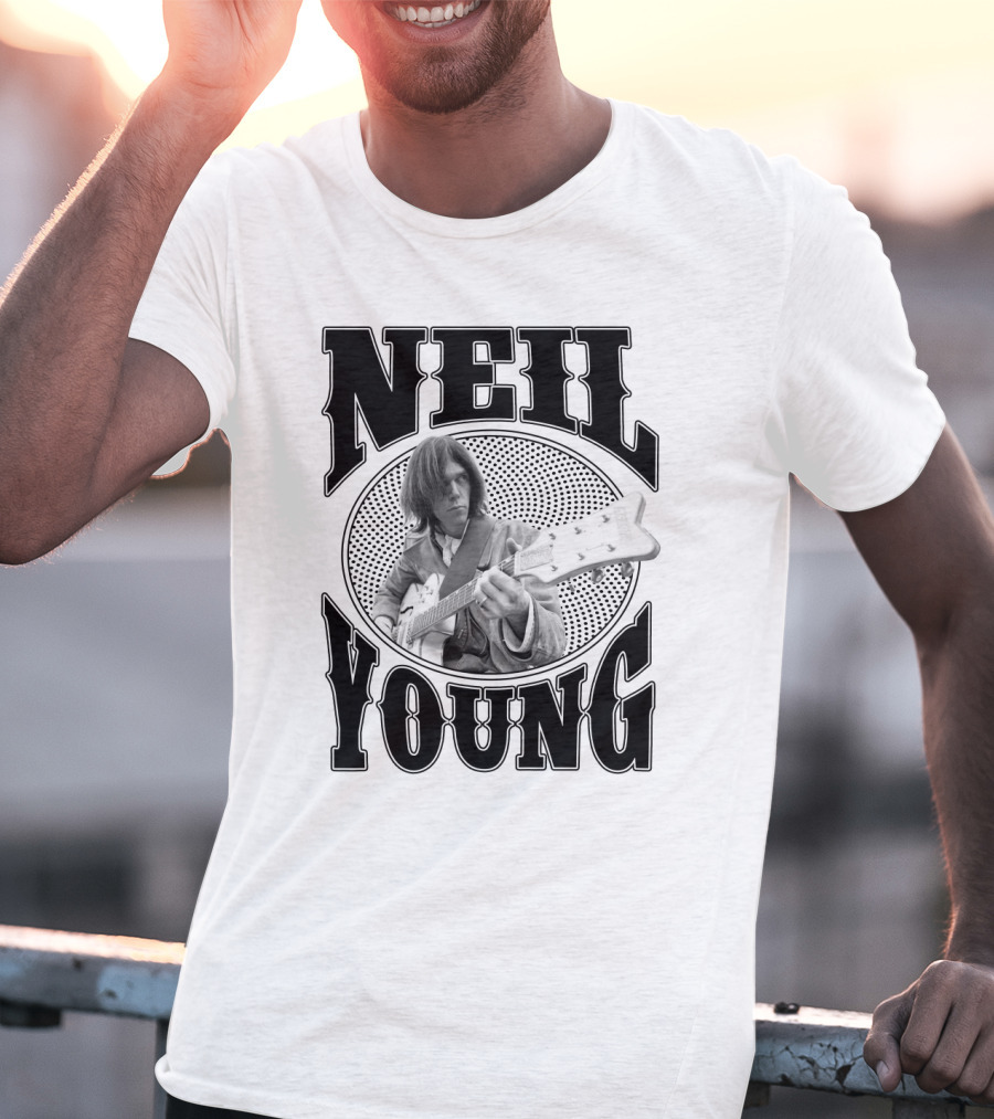 Neil Young Music Icon Vintage Style T-Shirt