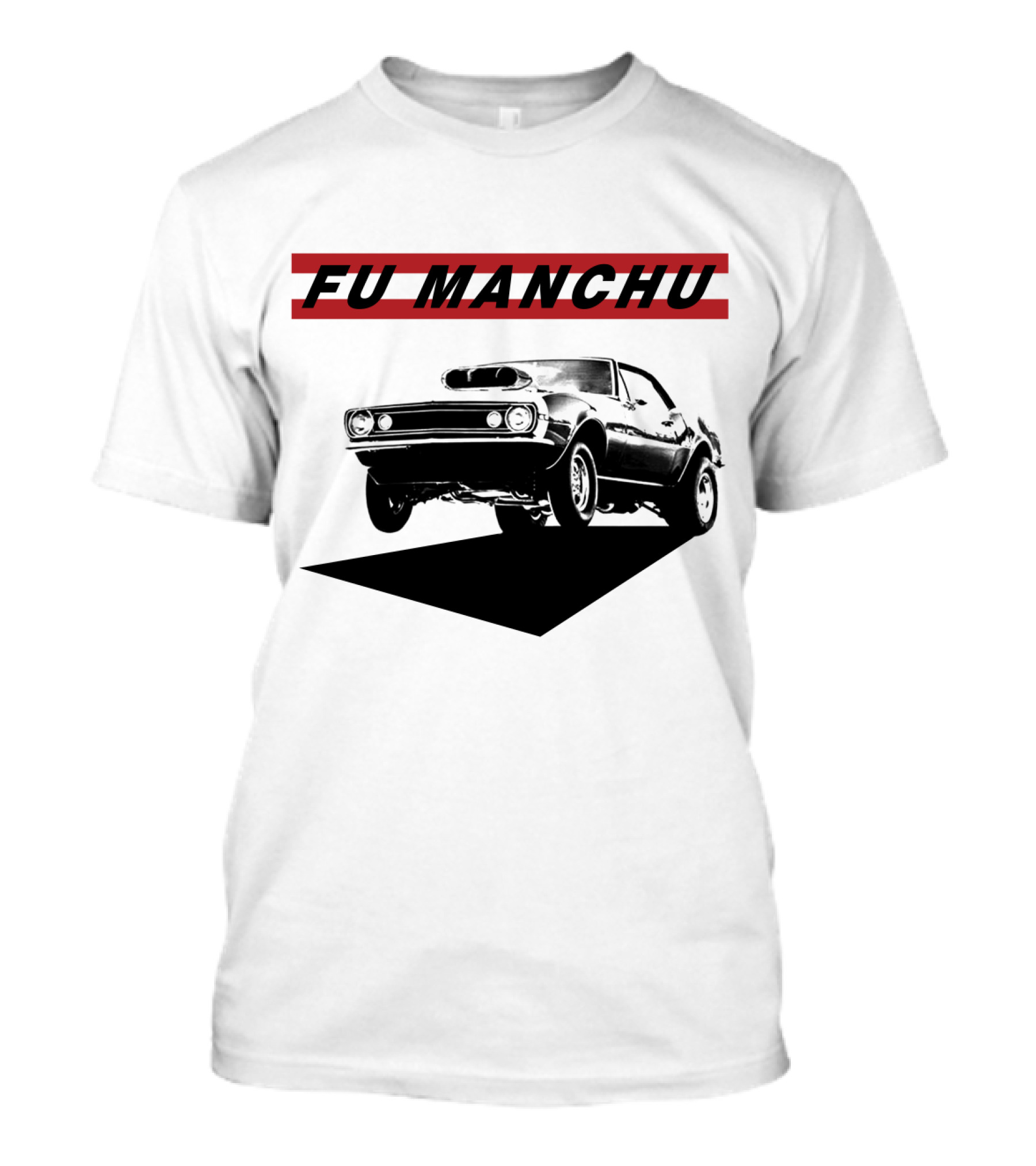 Fu Manchu Muscle Car Racing Classic T-Shirt