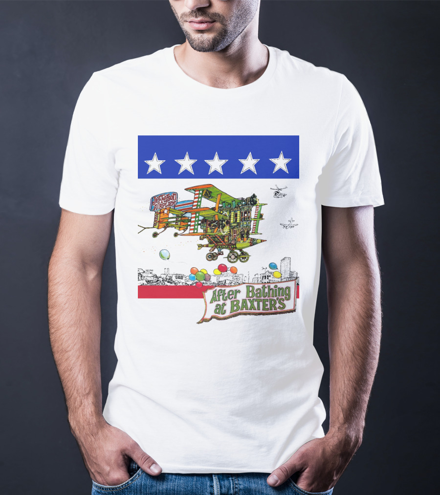 Jefferson Airplane After Bathing At Baxter's Vintage Artwork T-Shirt