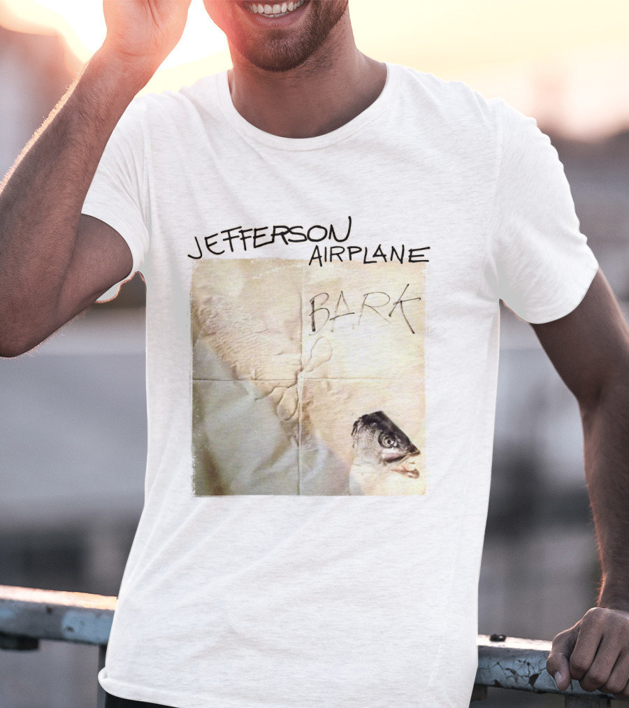 Jefferson Airplane Bark Fish Cover T-Shirt