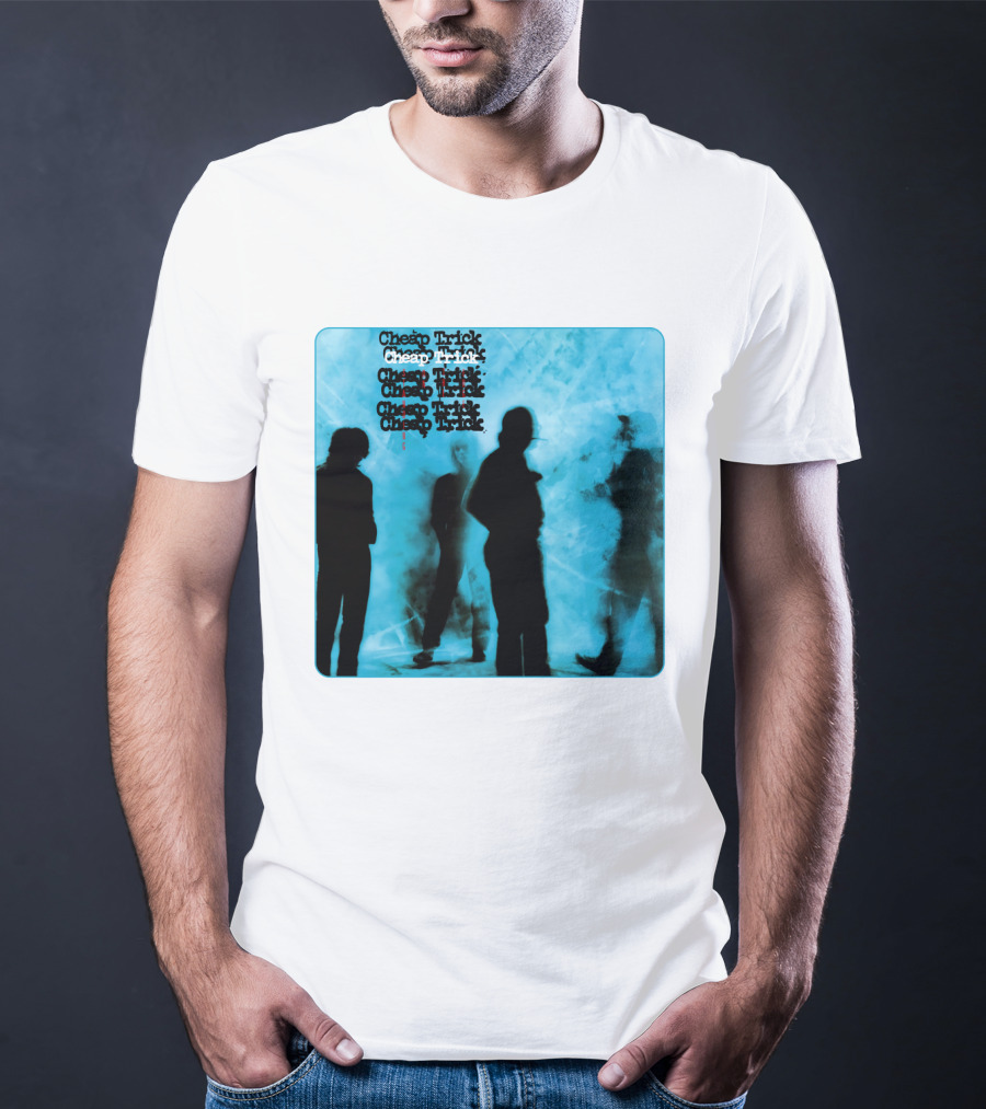 Cheap Trick Silhouettes Blue T-Shirt