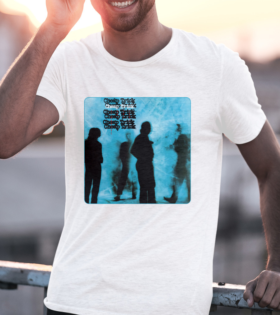 Cheap Trick Silhouettes Blue T-Shirt