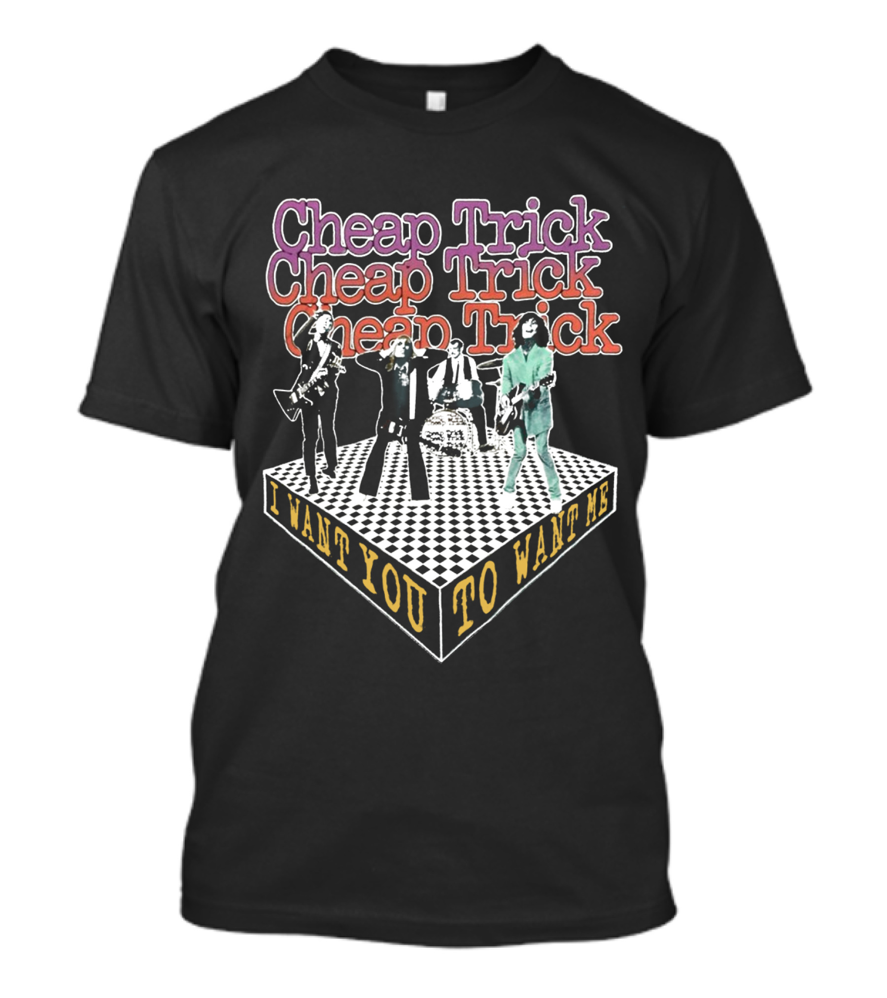 Cheap Trick I Want You To Want Me Retro Band Art T-Shirt