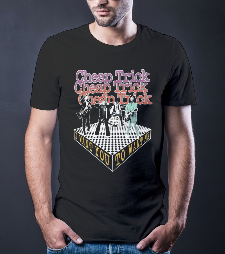 Cheap Trick I Want You To Want Me Retro Band Art T-Shirt