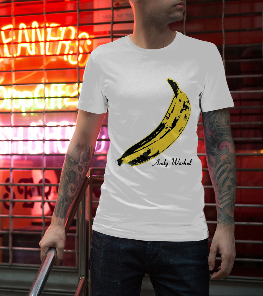 Andy Warhol Banana Art Tvu T-Shirt