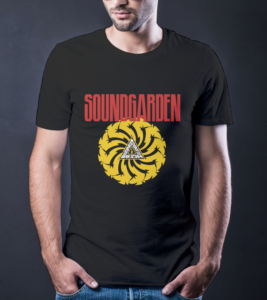 Soundgarden Yellow Spiral T-Shirt