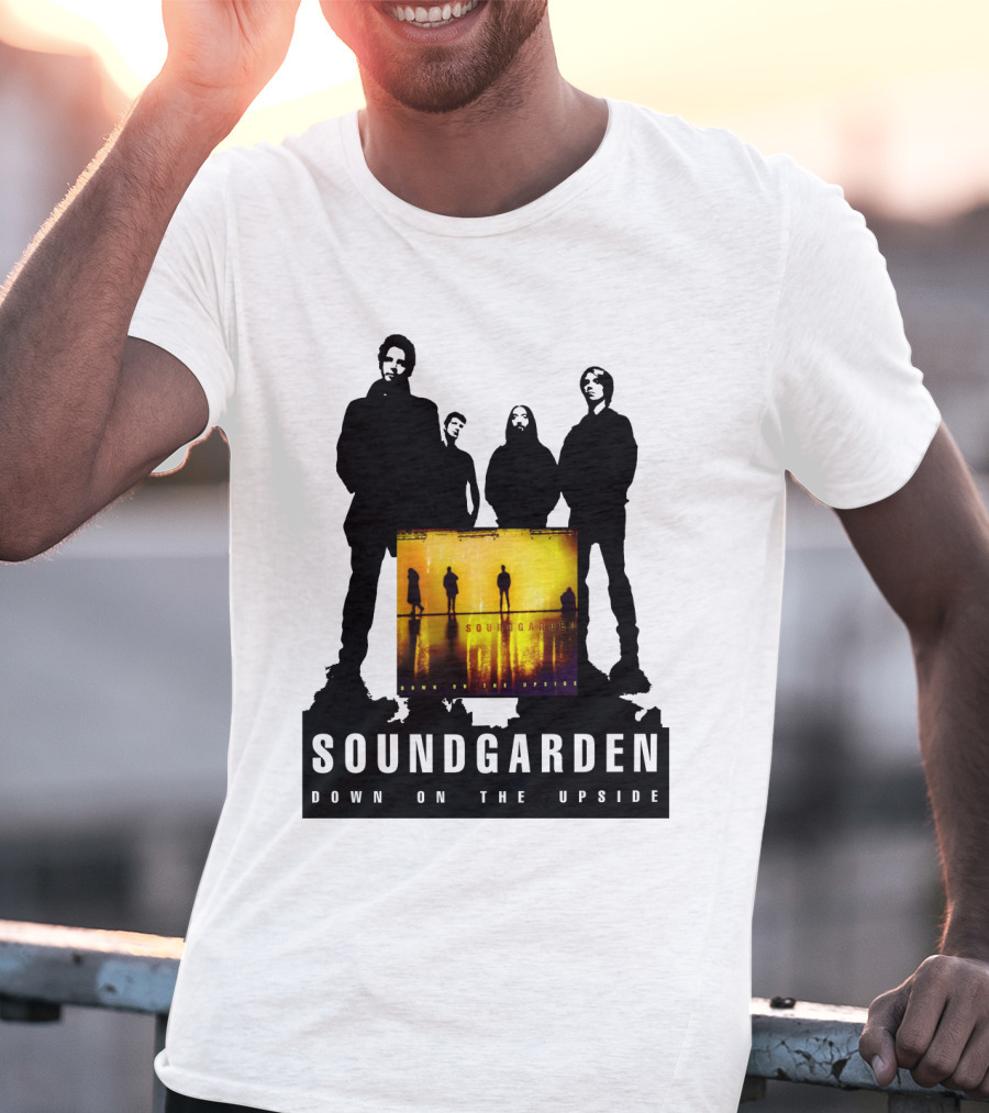 Soundgarden Down On The Upside Album Silhouette Artwork T-Shirt