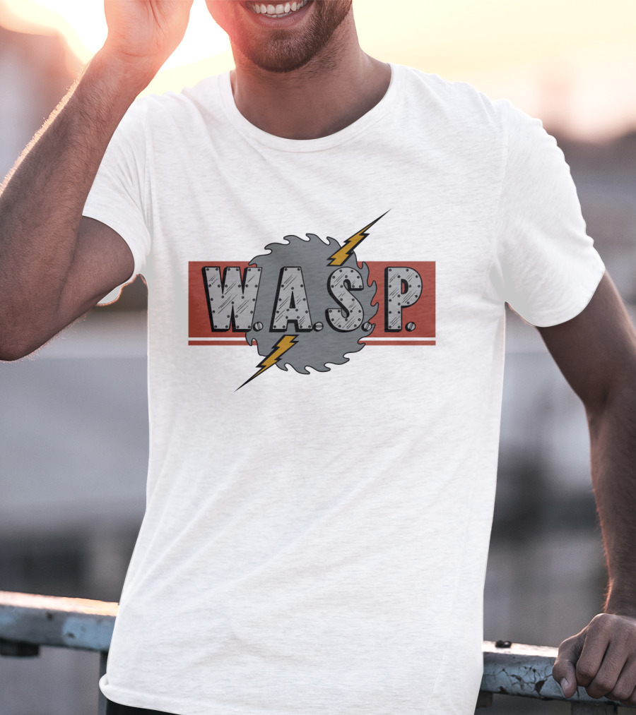 W.A.S.P. Lightning Saw Blade T-Shirt
