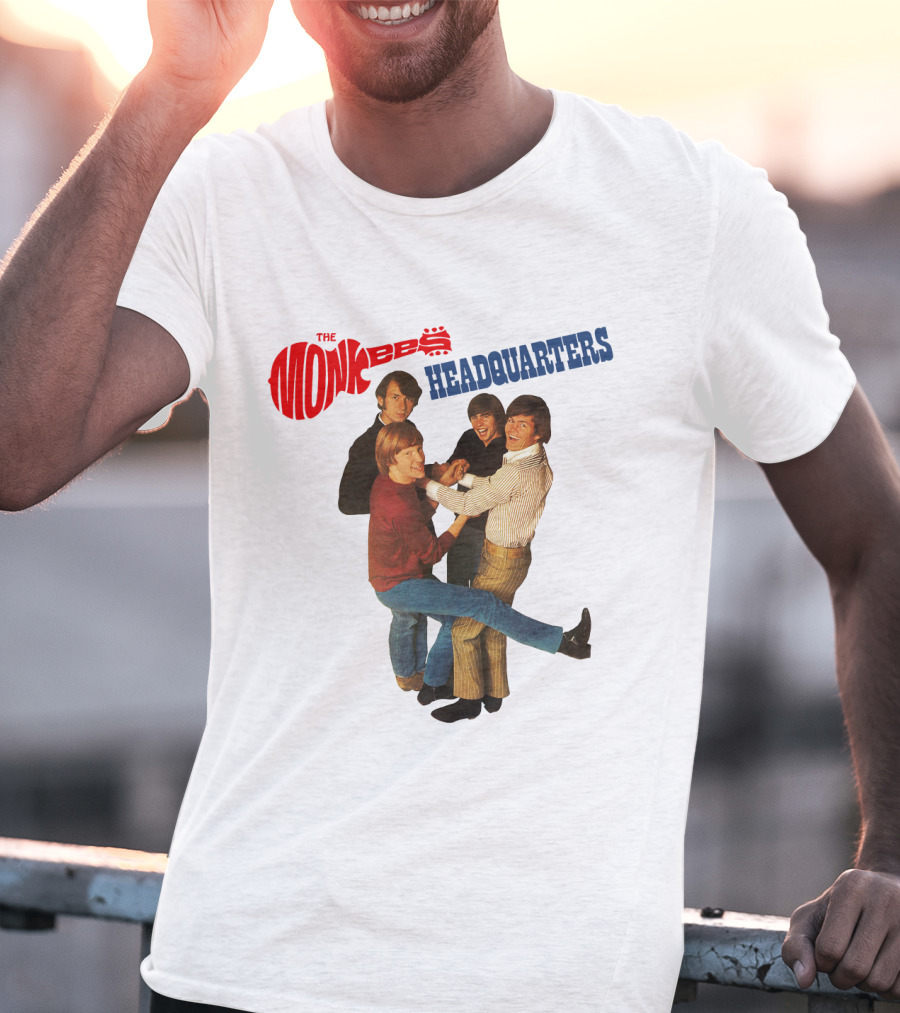 The Monkees Headquarters Album Cover Group Photo T-Shirt