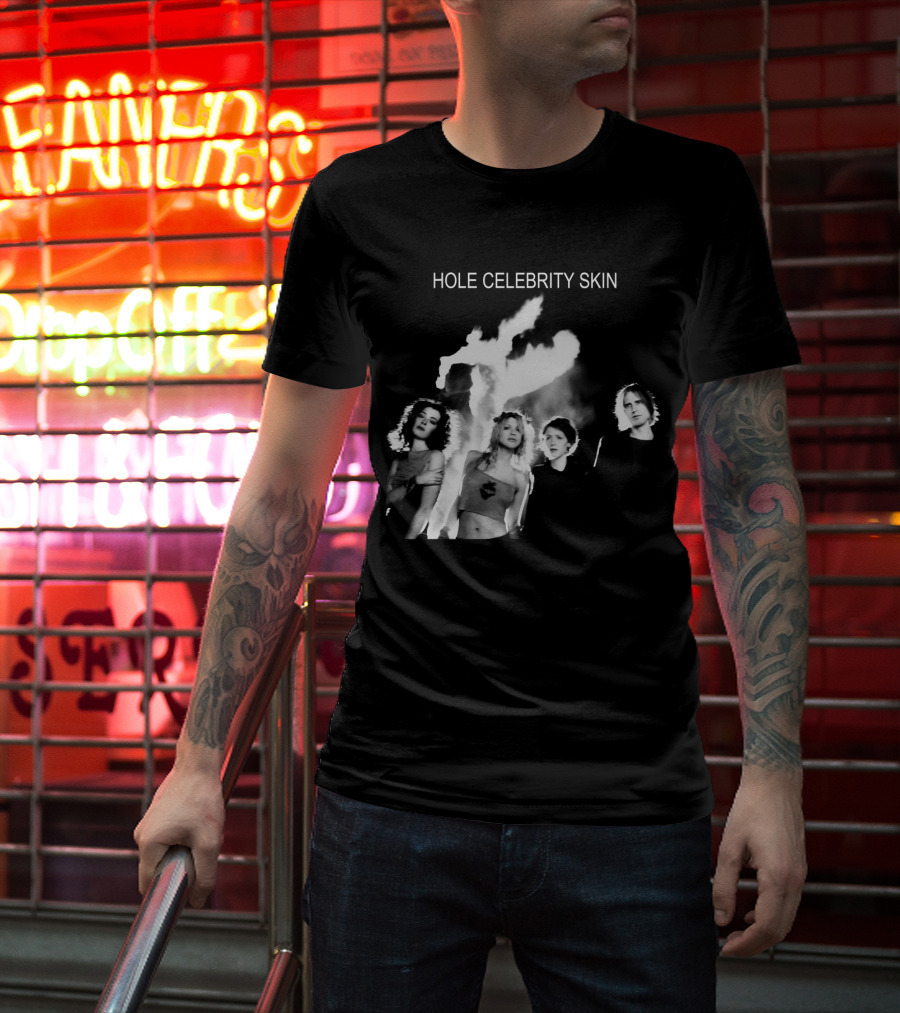 Hole Celebrity Skin T-Shirt