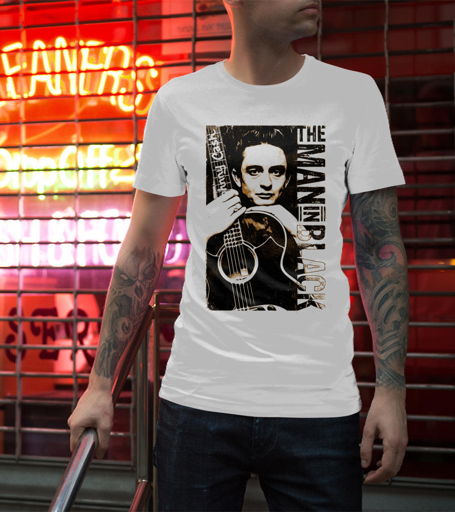 Johnny Cash The Man In Black T-Shirt