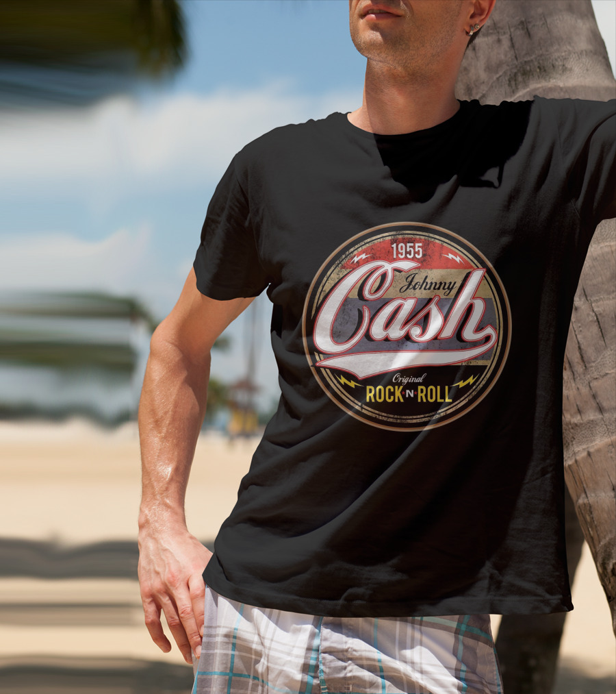 Johnny Cash 1955 Original Rock N Roll T-Shirt