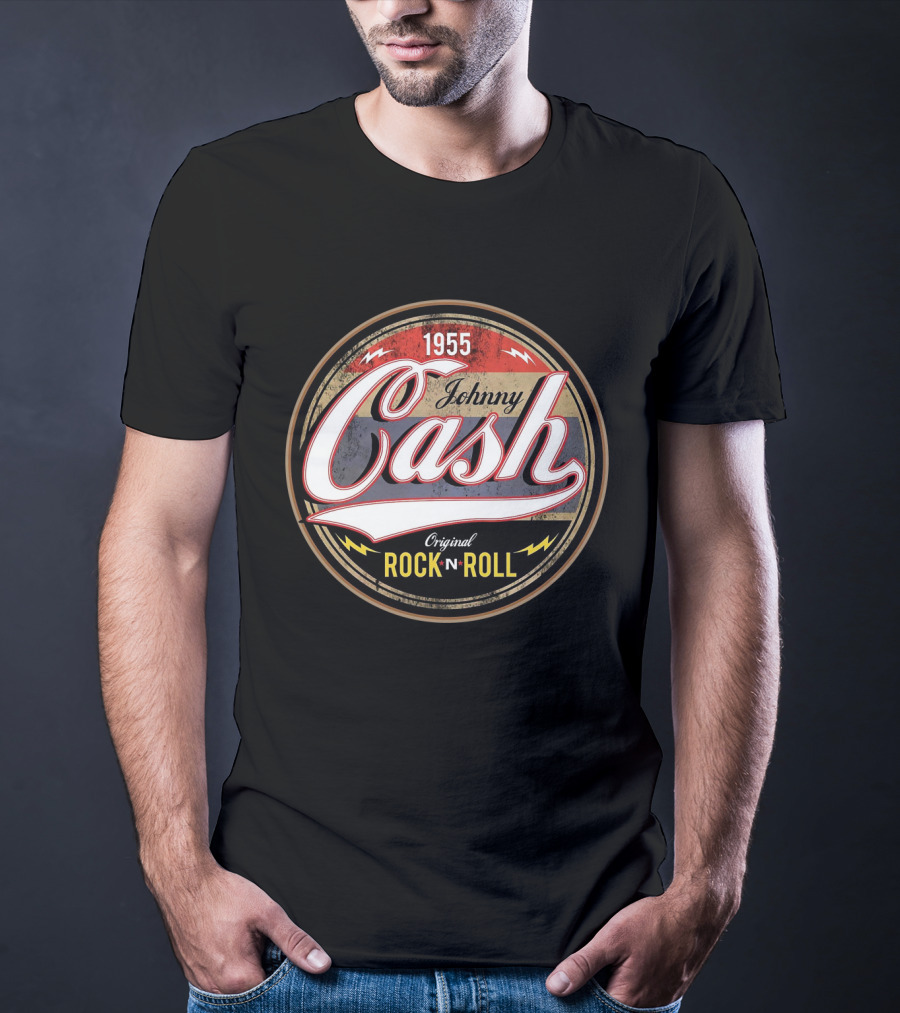 Johnny Cash 1955 Original Rock N Roll T-Shirt