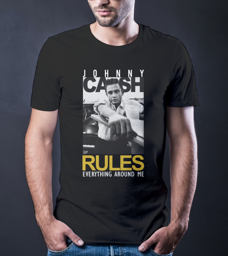 Johnny Cash Rules Everything Around Me T-Shirt