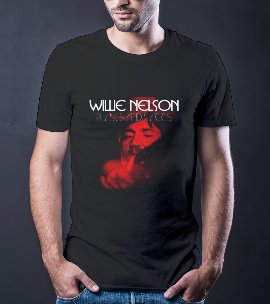 Willie Nelson Phases And Stages T-Shirt