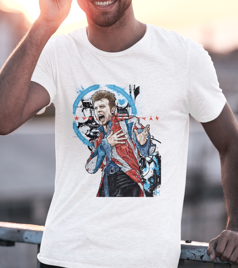 Db Blue Red Union Jacket Stars Iconic Expression T-Shirt