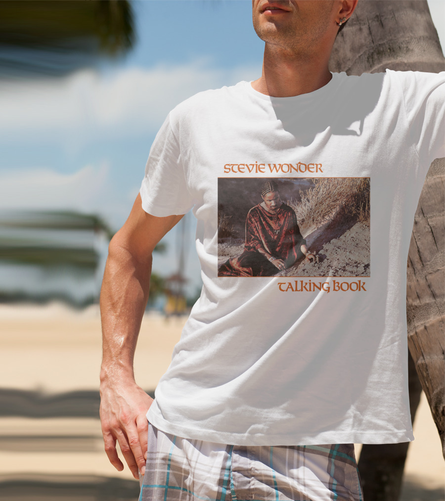 Stevie Wonder Talking Book Album Cover T-Shirt