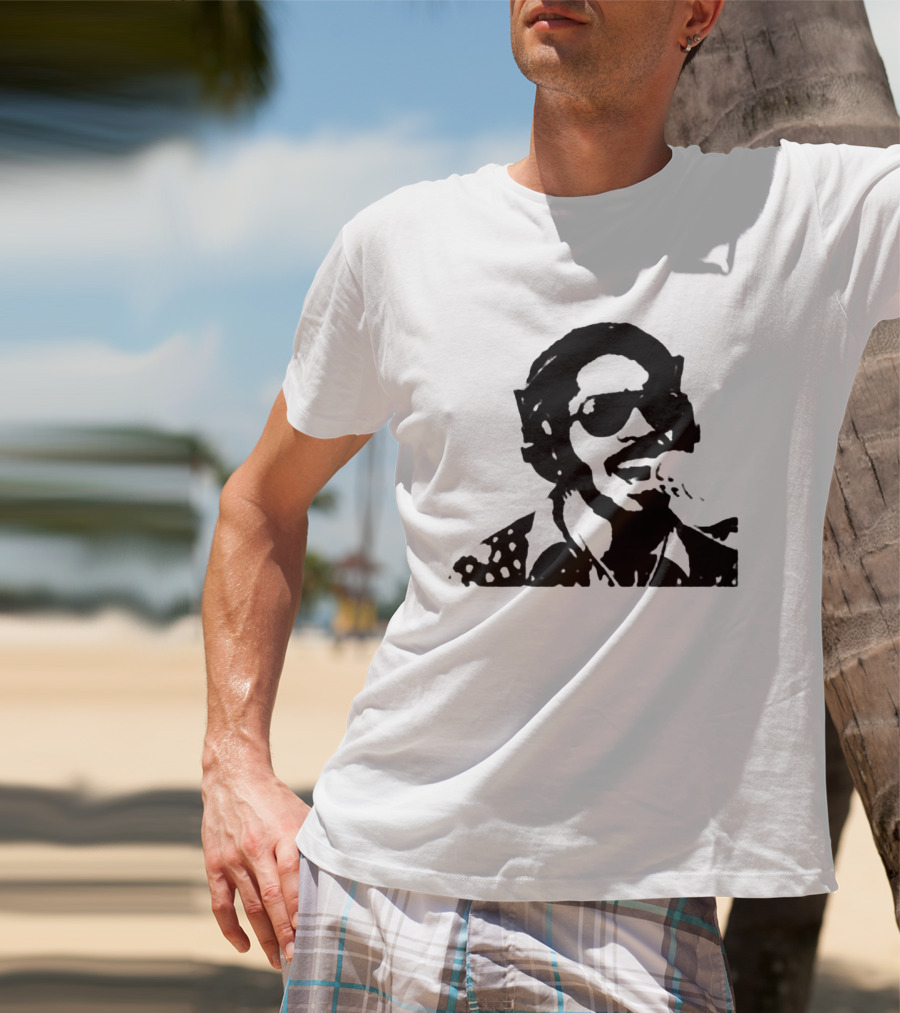 Stevie Wonder Iconic Microphone Performance Sw T-Shirt