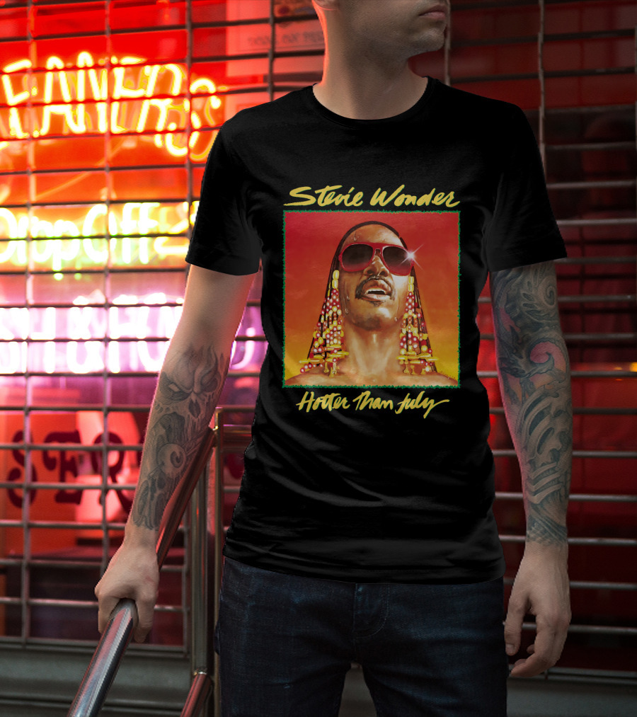 Stevie Wonder Hotter Than July T-Shirt