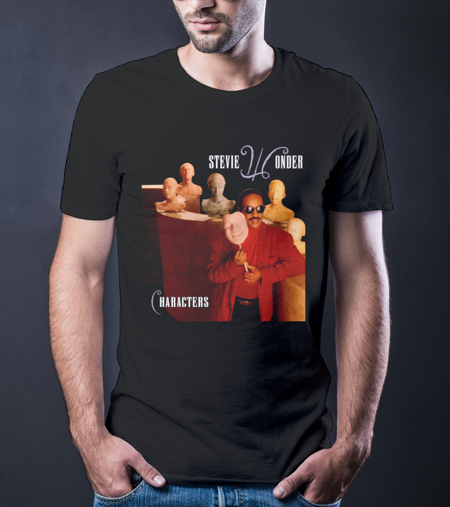 Stevie Wonder Characters T-Shirt