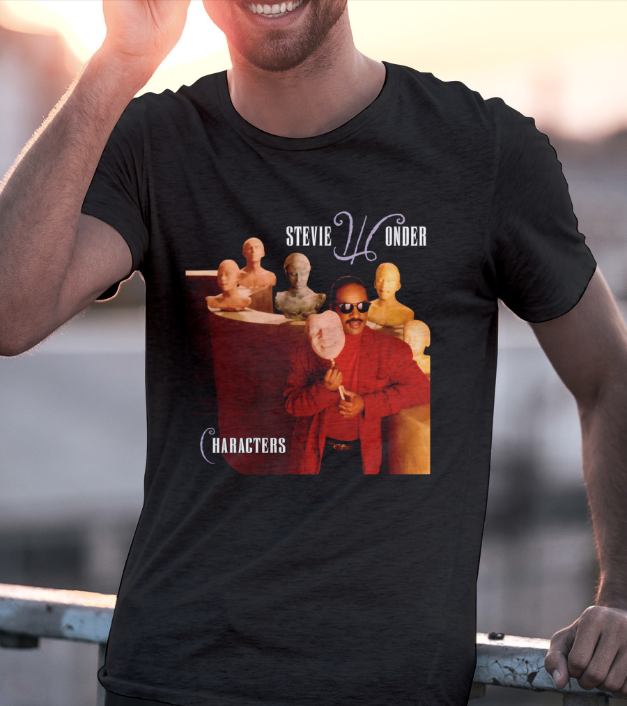 Stevie Wonder Characters T-Shirt