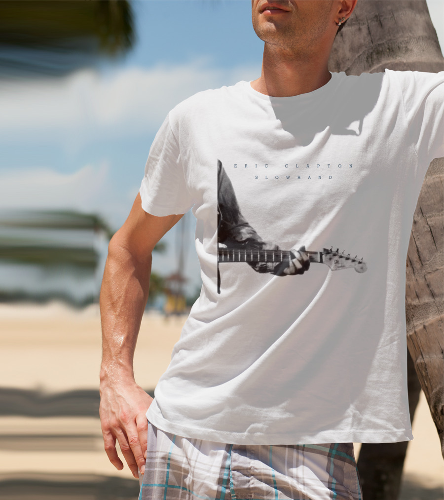 Eric Clapton Slowhand Album Cover Guitarist T-Shirt