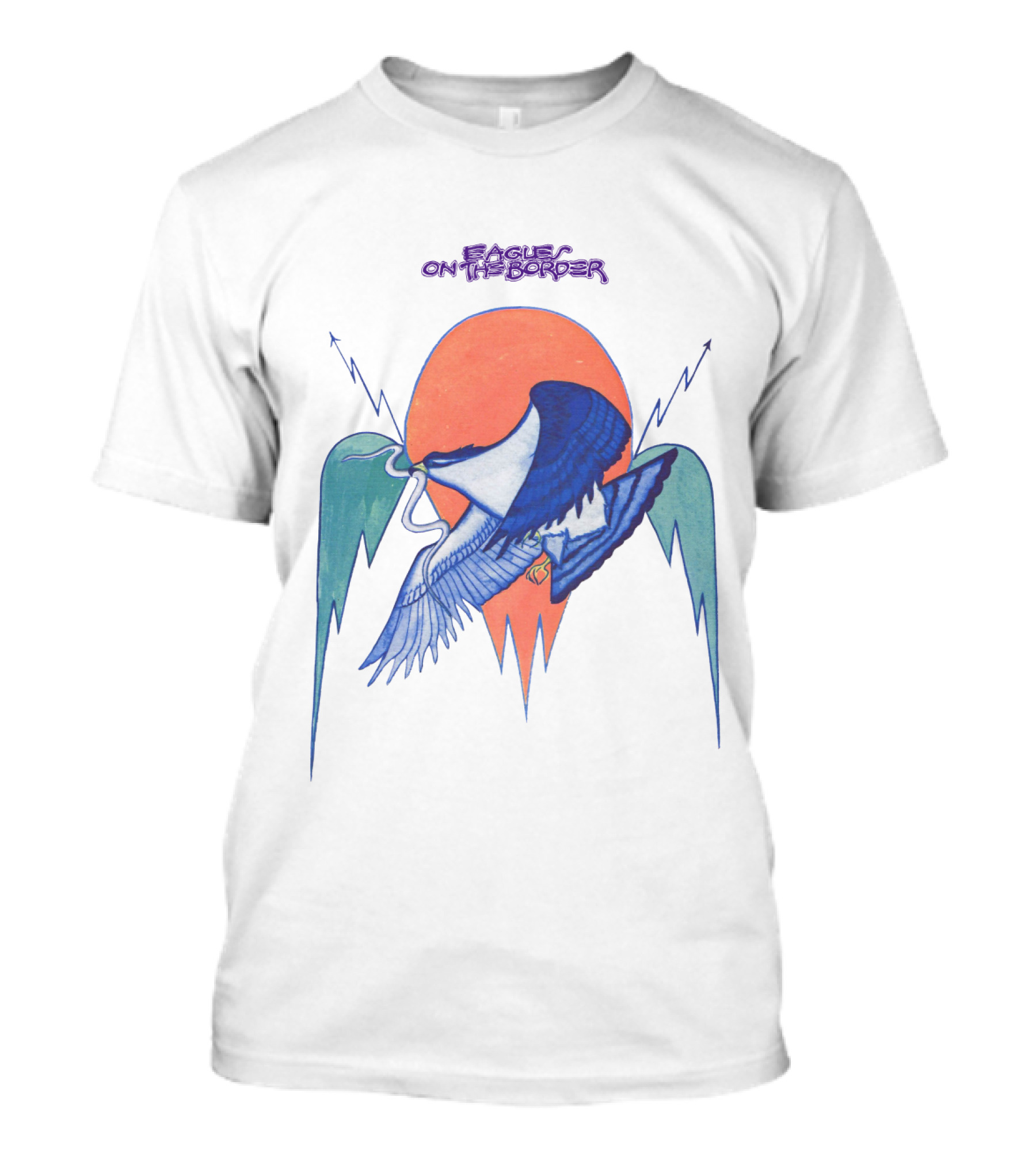 Eagles On The Border Retro Album Art T-Shirt
