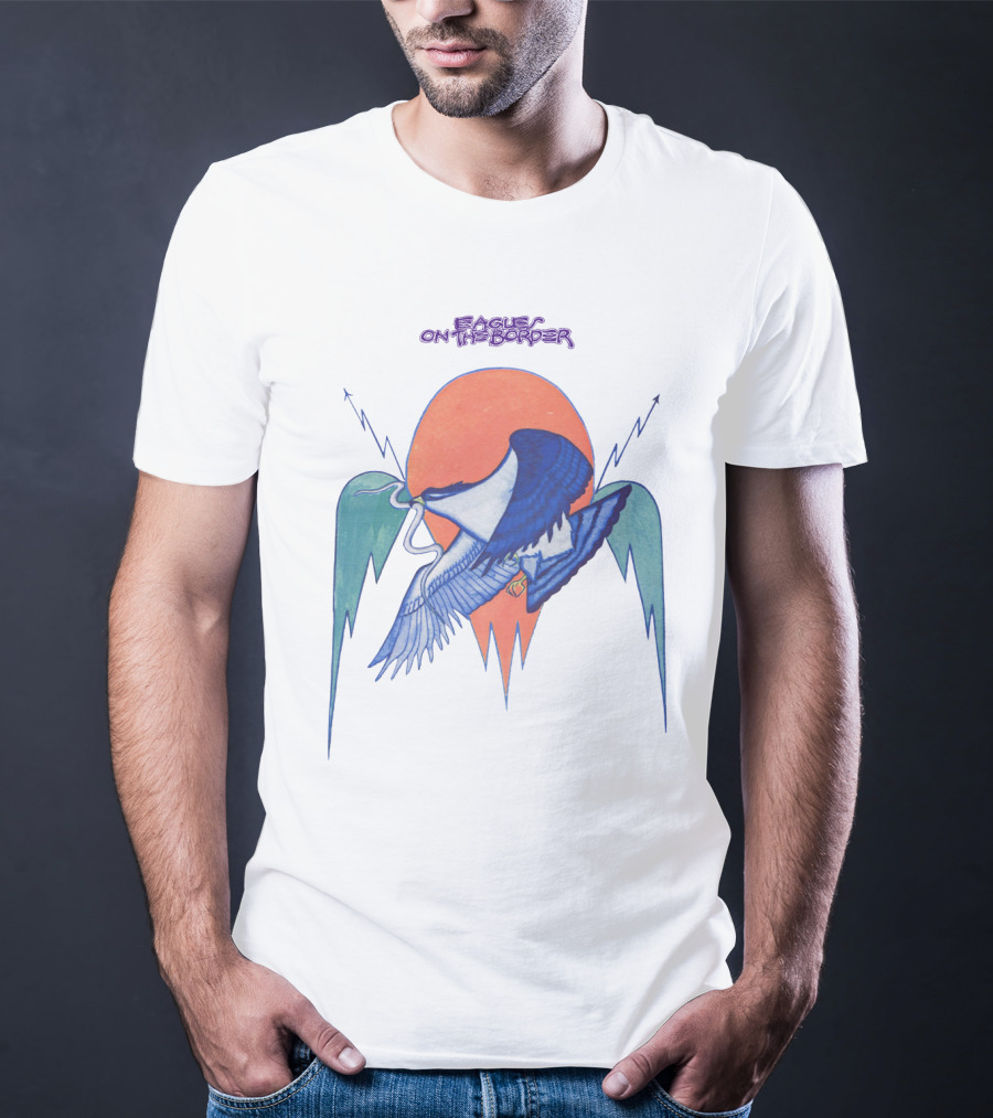 Eagles On The Border Retro Album Art T-Shirt