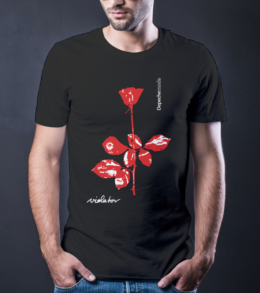 Depeche Mode Violator Red Rose T-Shirt