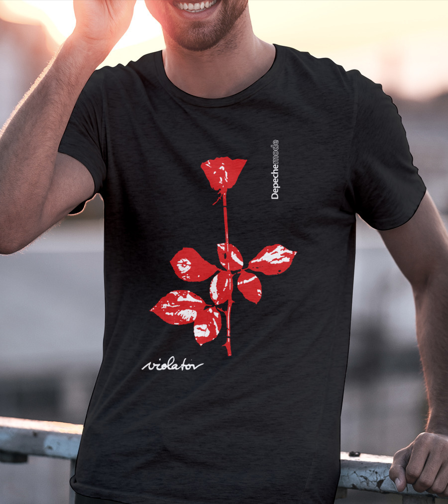 Depeche Mode Violator Red Rose T-Shirt