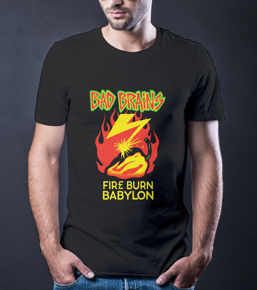 Bad Brains Fire Burn Babylon T-Shirt
