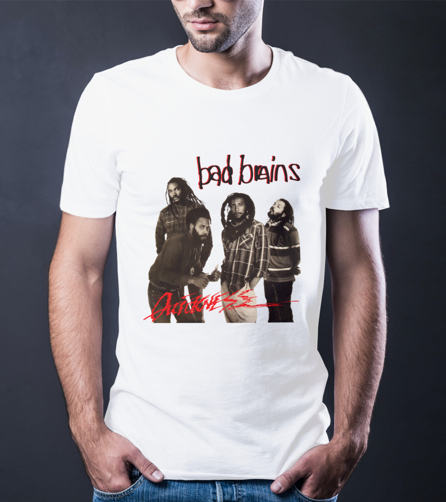 Bad Brains Attitude Vintage Band Photo T-Shirt