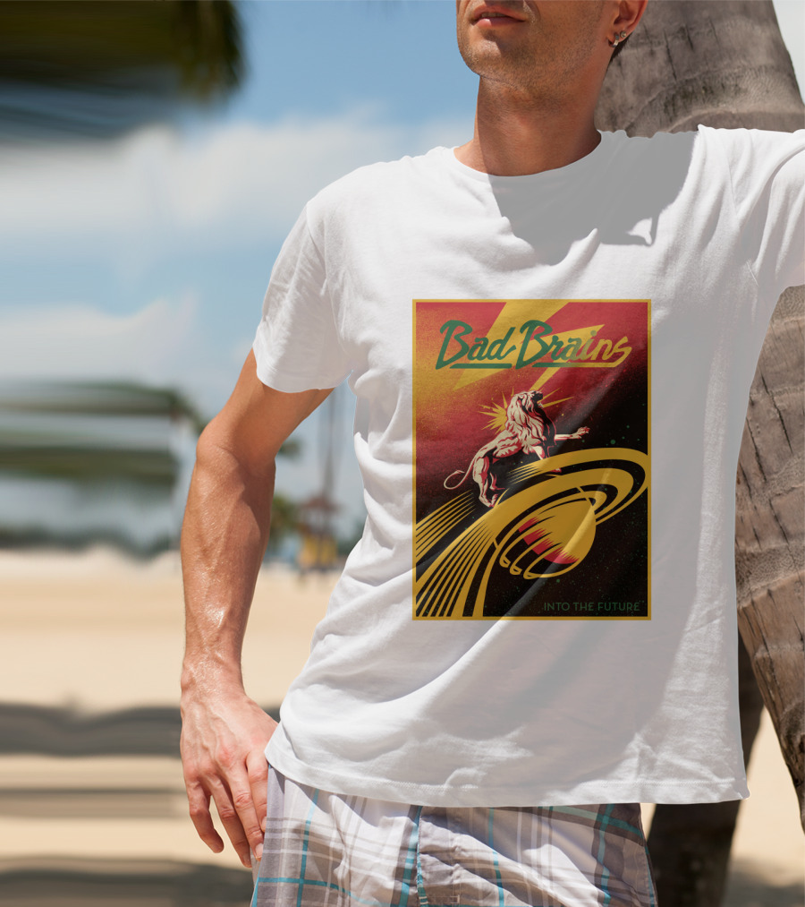 Bad Brains Into The Future Lion And Saturn T-Shirt
