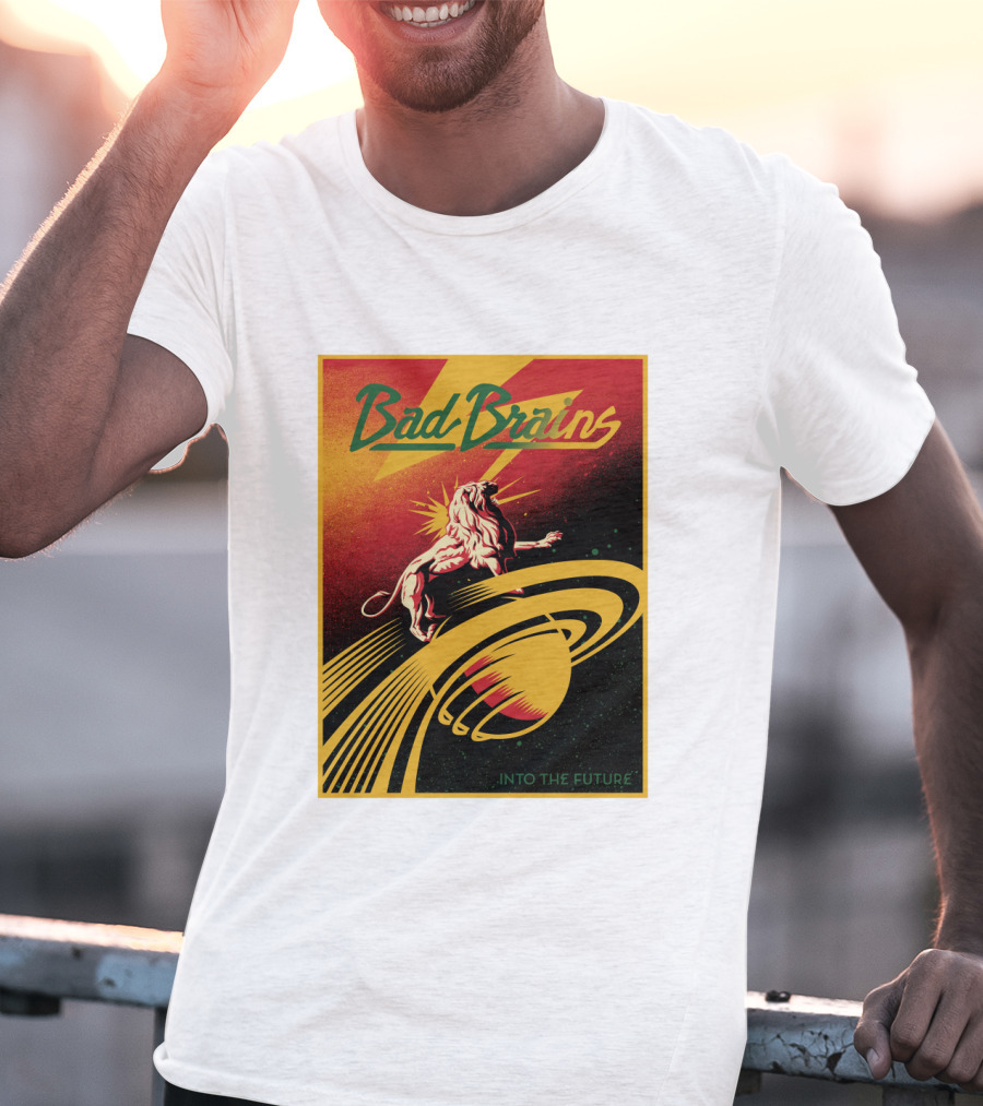 Bad Brains Into The Future Lion And Saturn T-Shirt