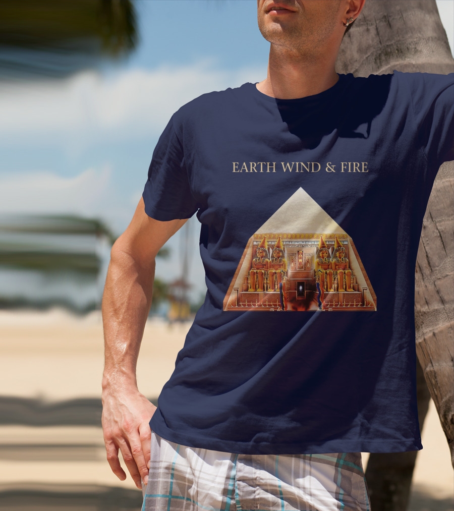 Earth Wind & Fire Pyramid Egyptian Theme T-Shirt