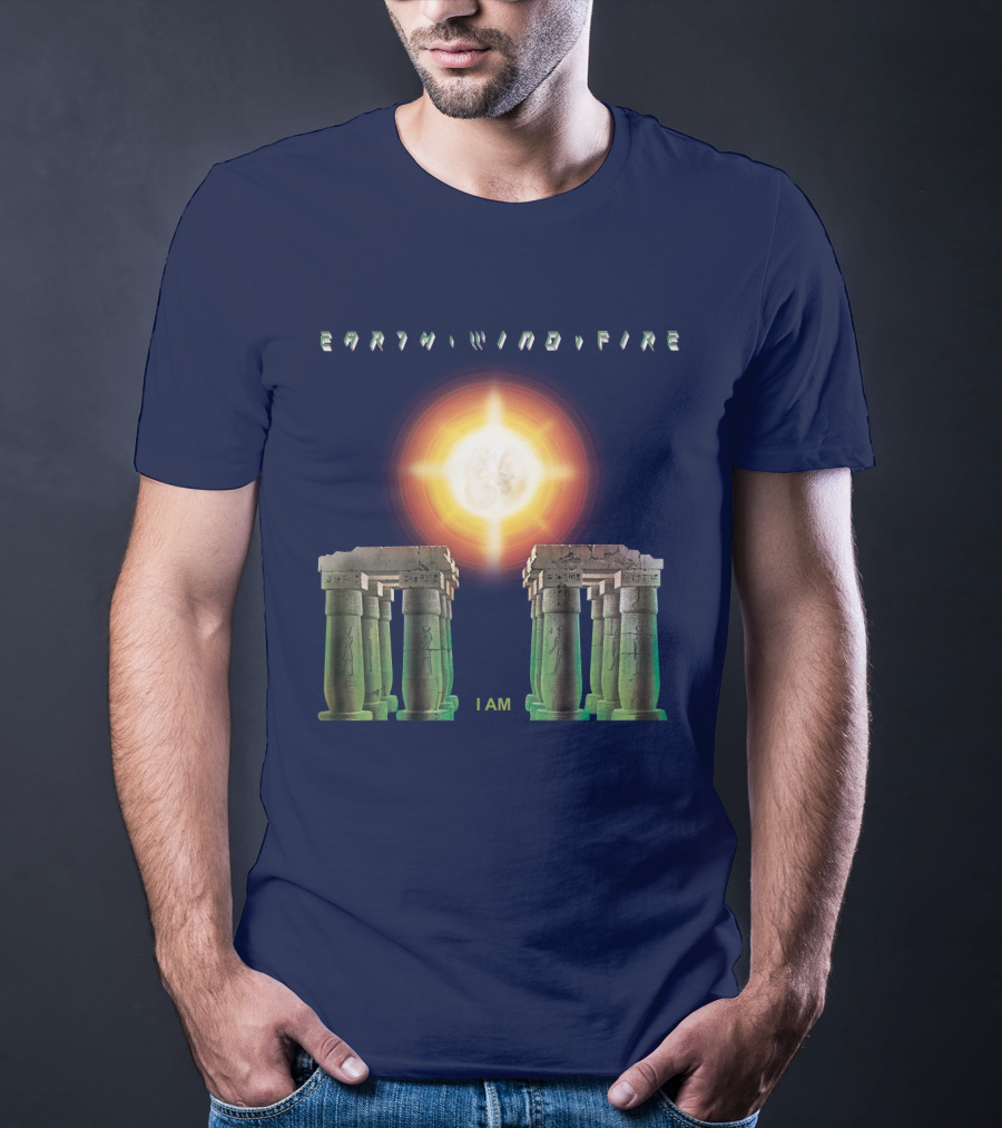 Earth Wind Fire I Am Sun Stonehenge Concept T-Shirt