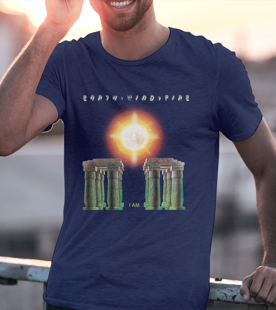 Earth Wind Fire I Am Sun Stonehenge Concept T-Shirt