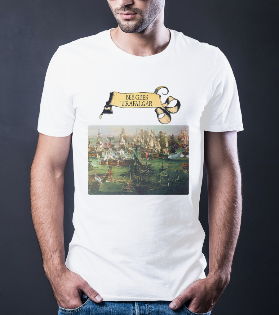 Bee Gees Trafalgar Naval Battle Scene T-Shirt