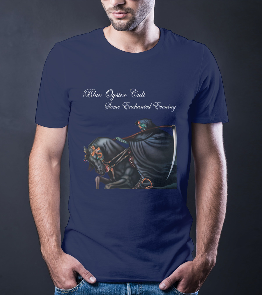 Blue Oyster Cult Some Enchanted Evening Rider With Scythe T-Shirt